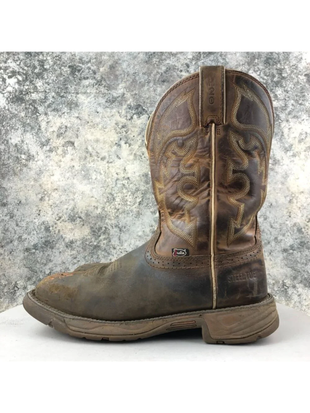 Justin Boots Mens Size 9D Rush 11